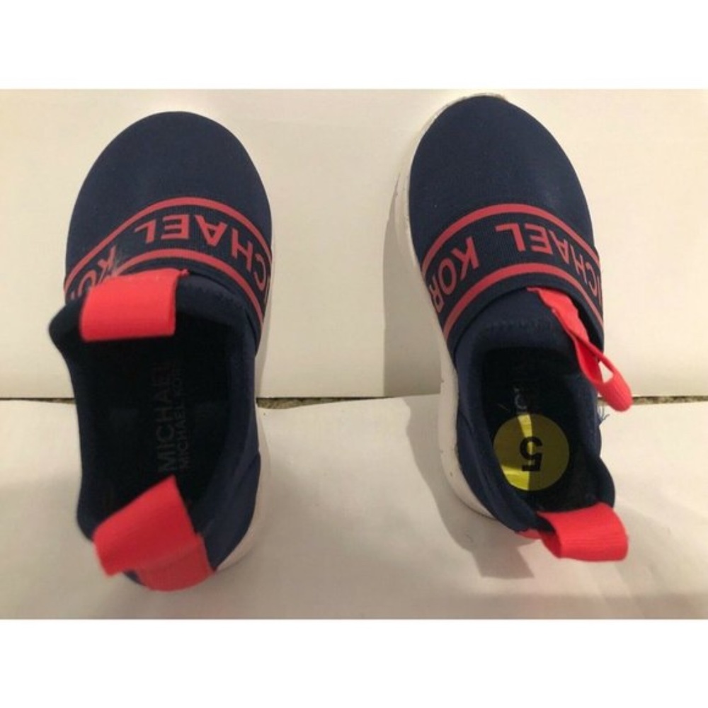 Michael Kors & Wonder Nation Kids Boys Sneakers Shoes Black/ Blue Red Size 5 - Picture 7 of 12